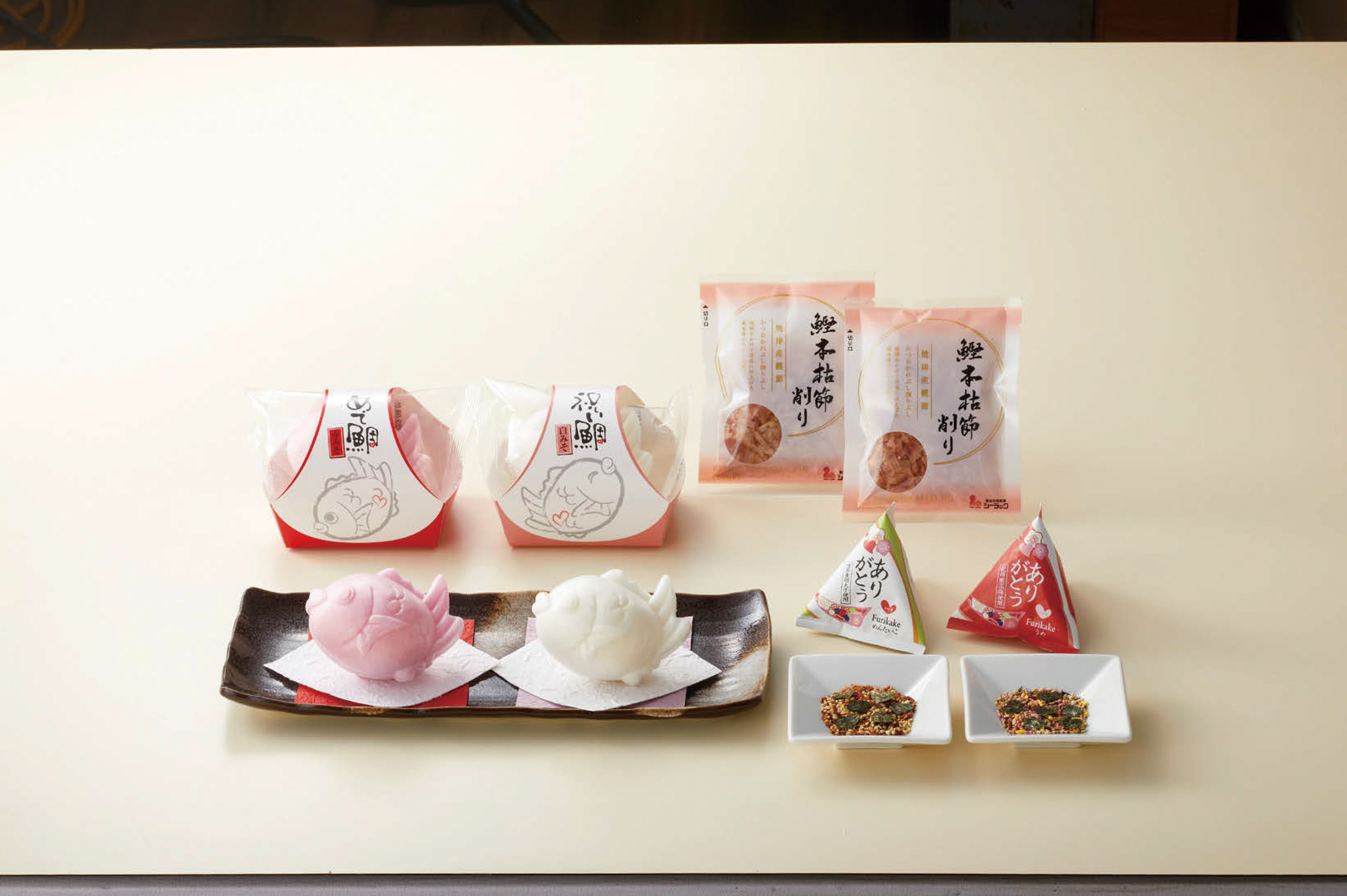 MEDE鯛10C［紅白最中のお味噌汁とハートのふりかけ］