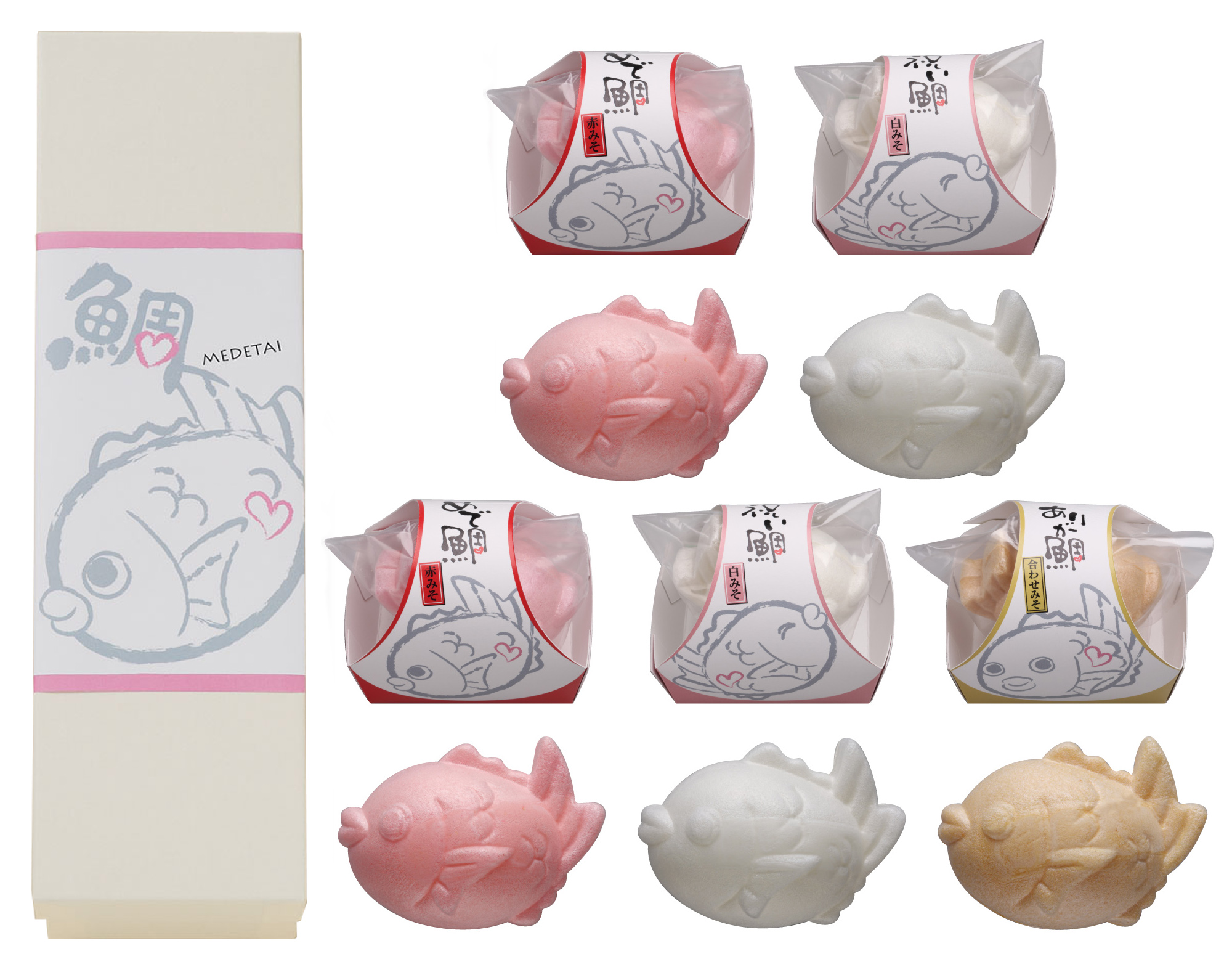 MEDE鯛15A［３色最中の幸せのお味噌汁］