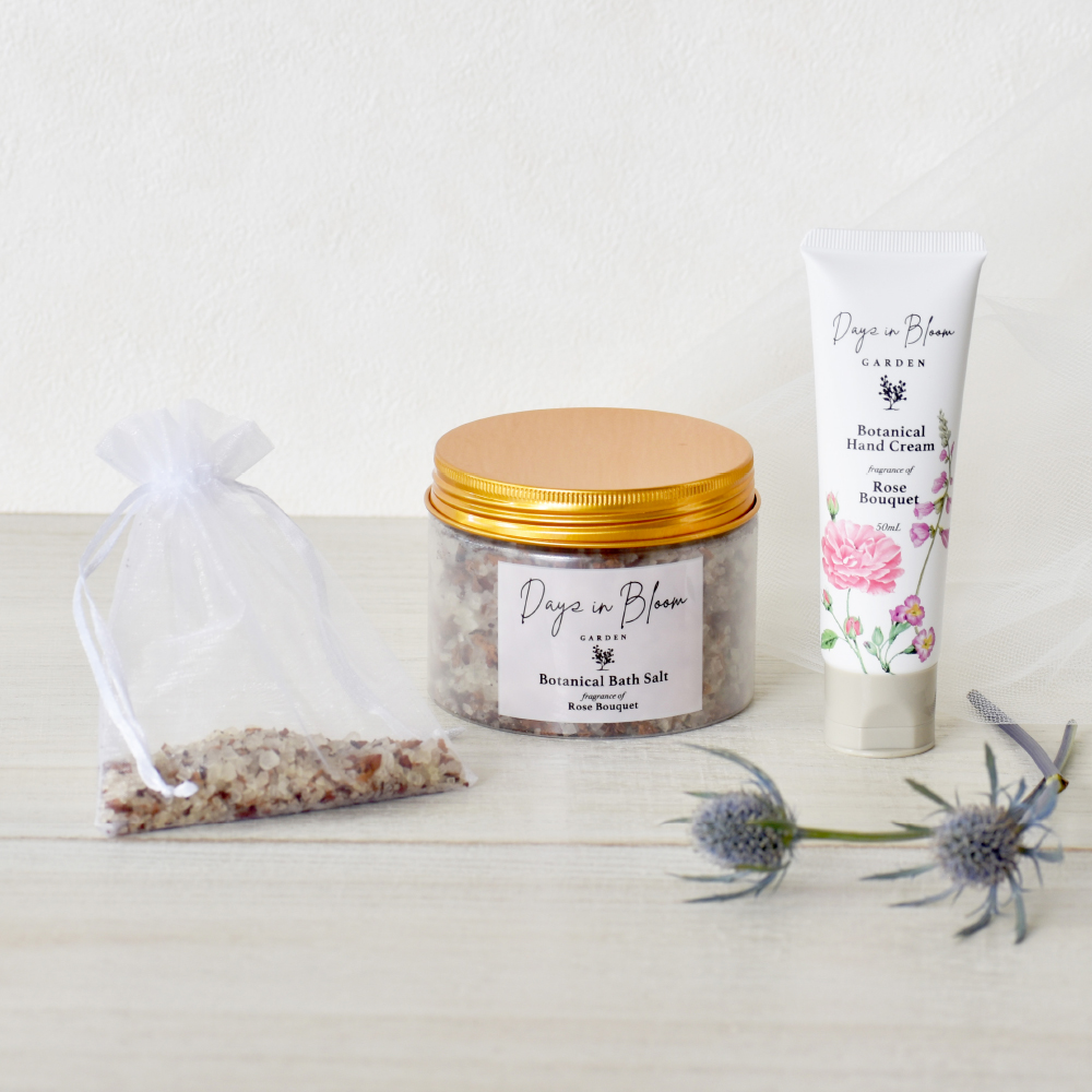 デイズインブルーム ハンド＆バスソルトジャーセット（ローズ）