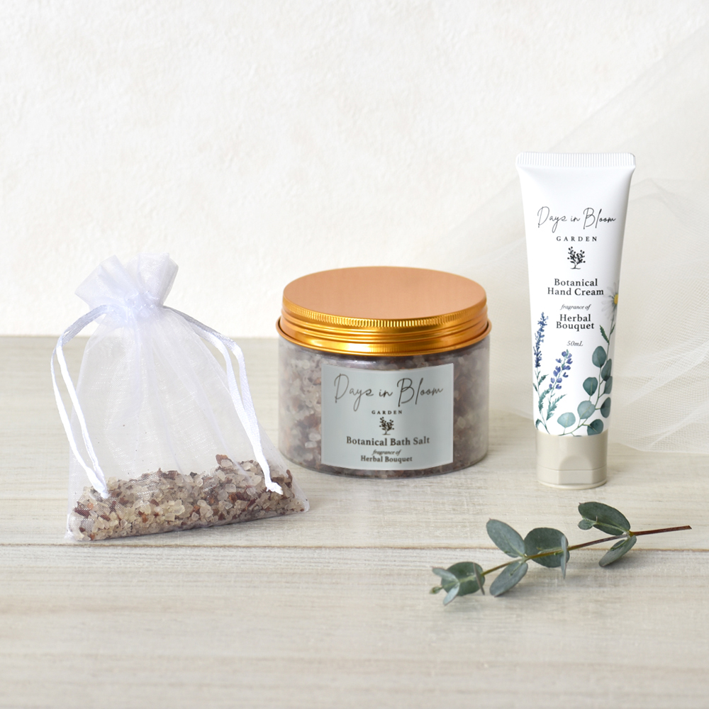 デイズインブルーム ハンド＆バスソルトジャーセット（ハーブ）