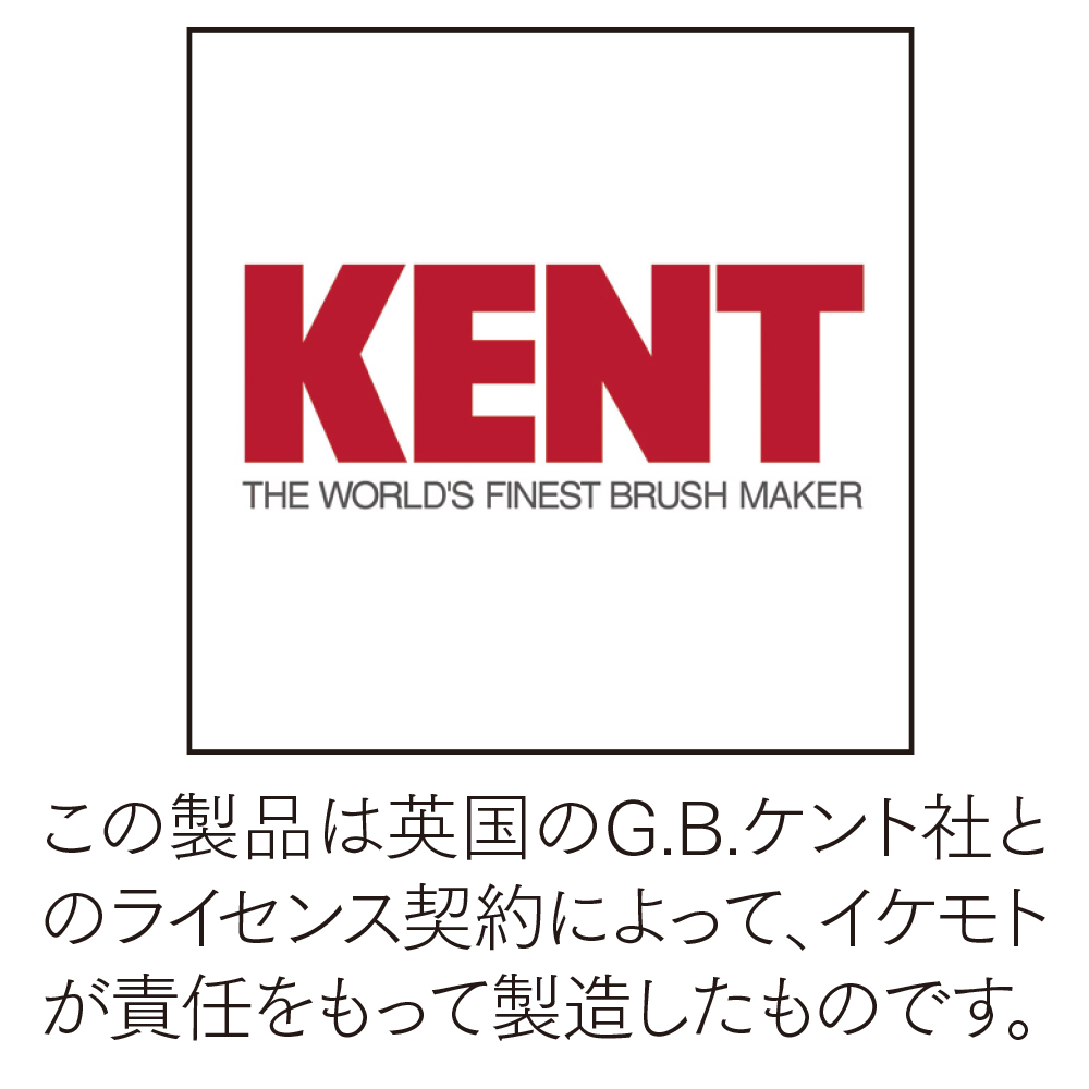 KENT ウッドクッションブラシ・ブラッシングブラシ3本セット