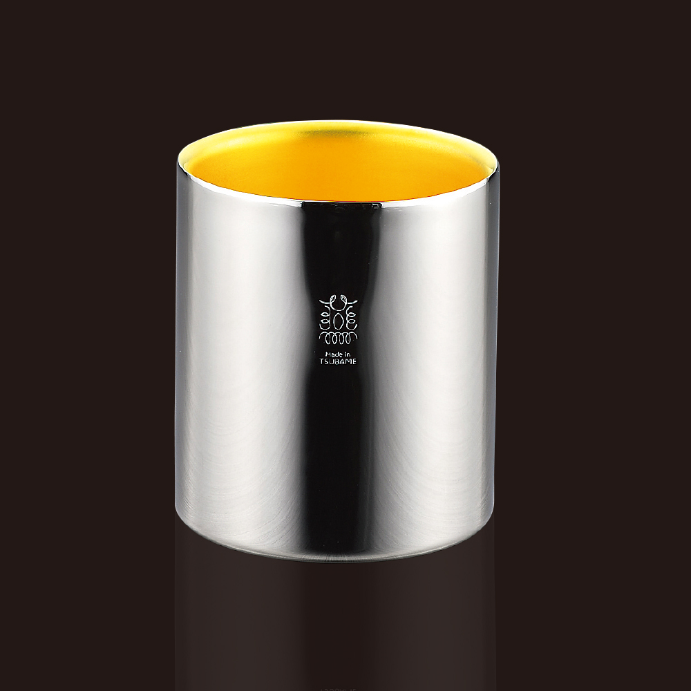 W構造タンブラー250ml 内面24金メッキ