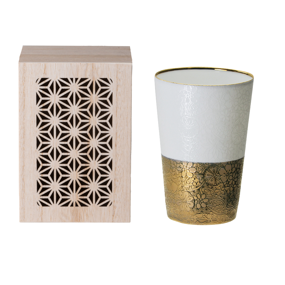 うすづくり てまりタンブラー1P(ゴールド)