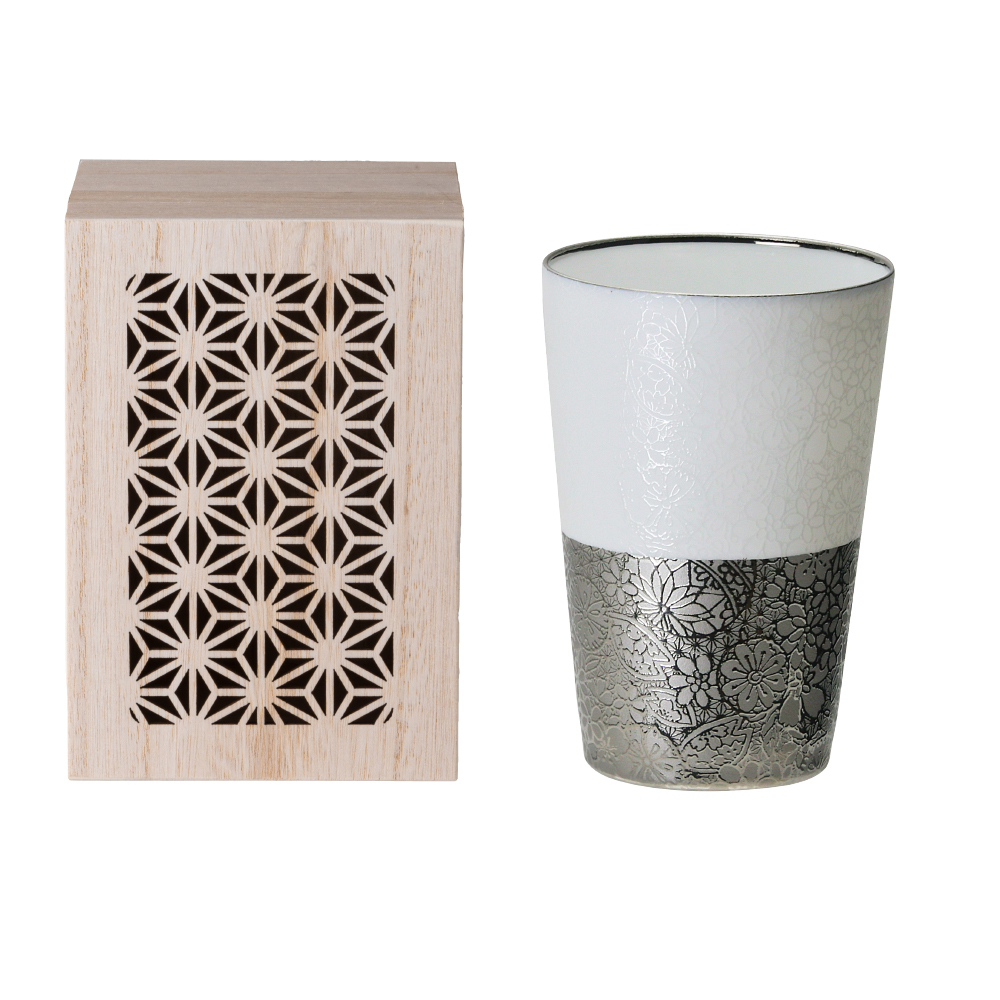 うすづくり てまりタンブラー1P(プラチナ)