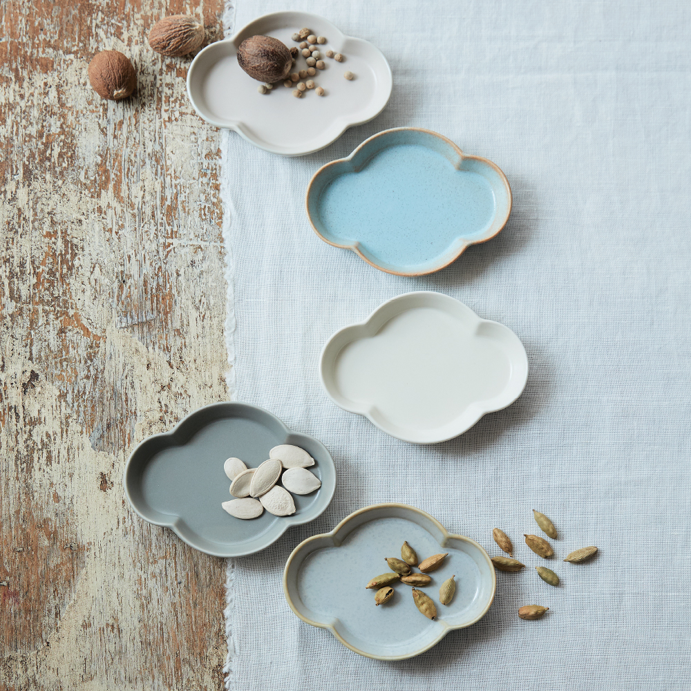 はんなり 雲形豆皿揃