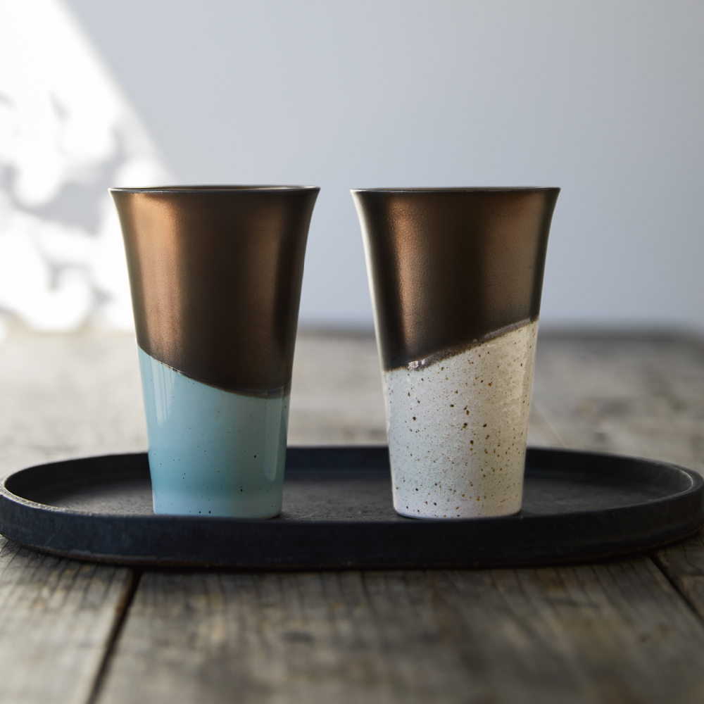 はんなり 波の華ペアカップ