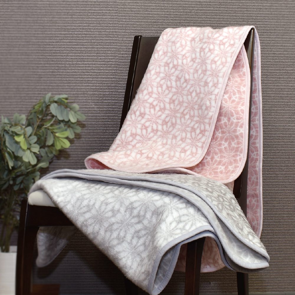 千彩美（七宝）ひざ掛け ピンク