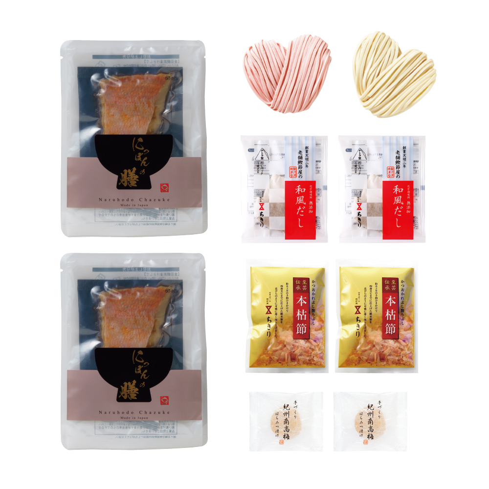 金目鯛茶漬け＆うどんセットC