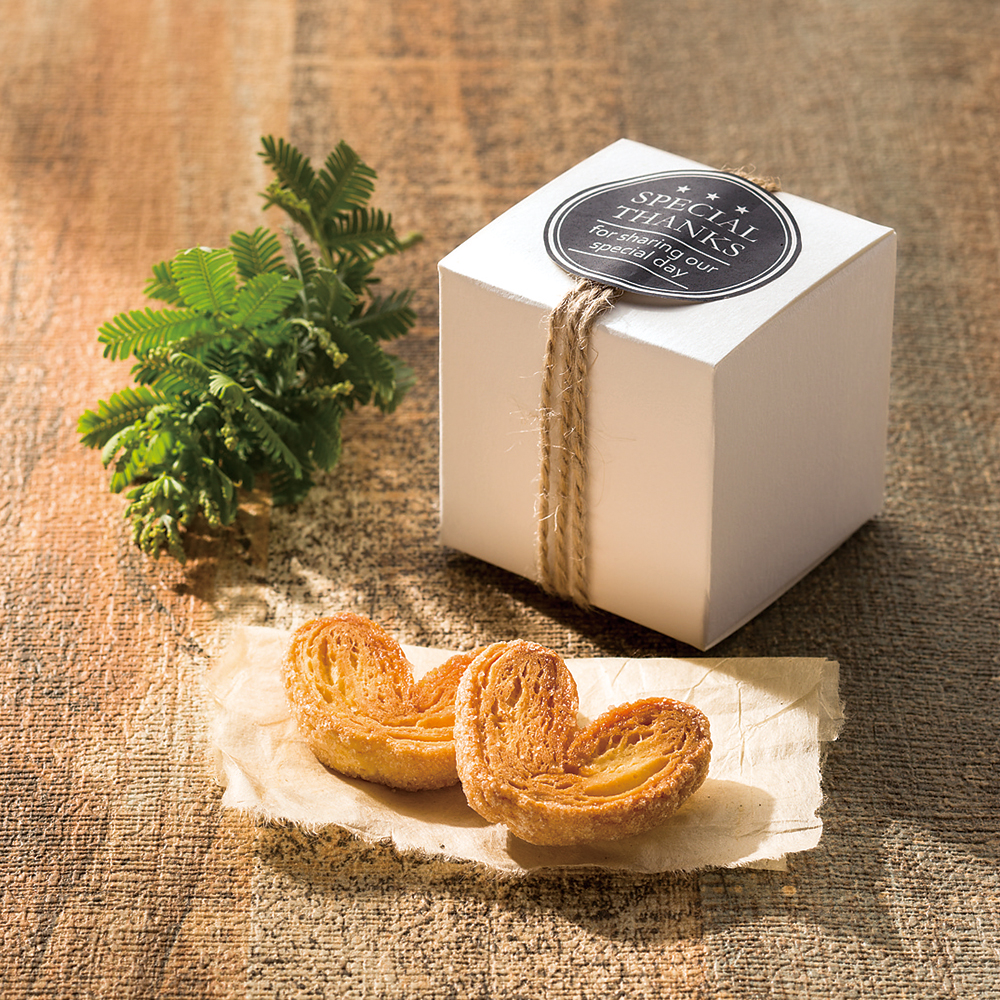 ナチュラル ホワイトBOX（ハートパイ）（20個～）