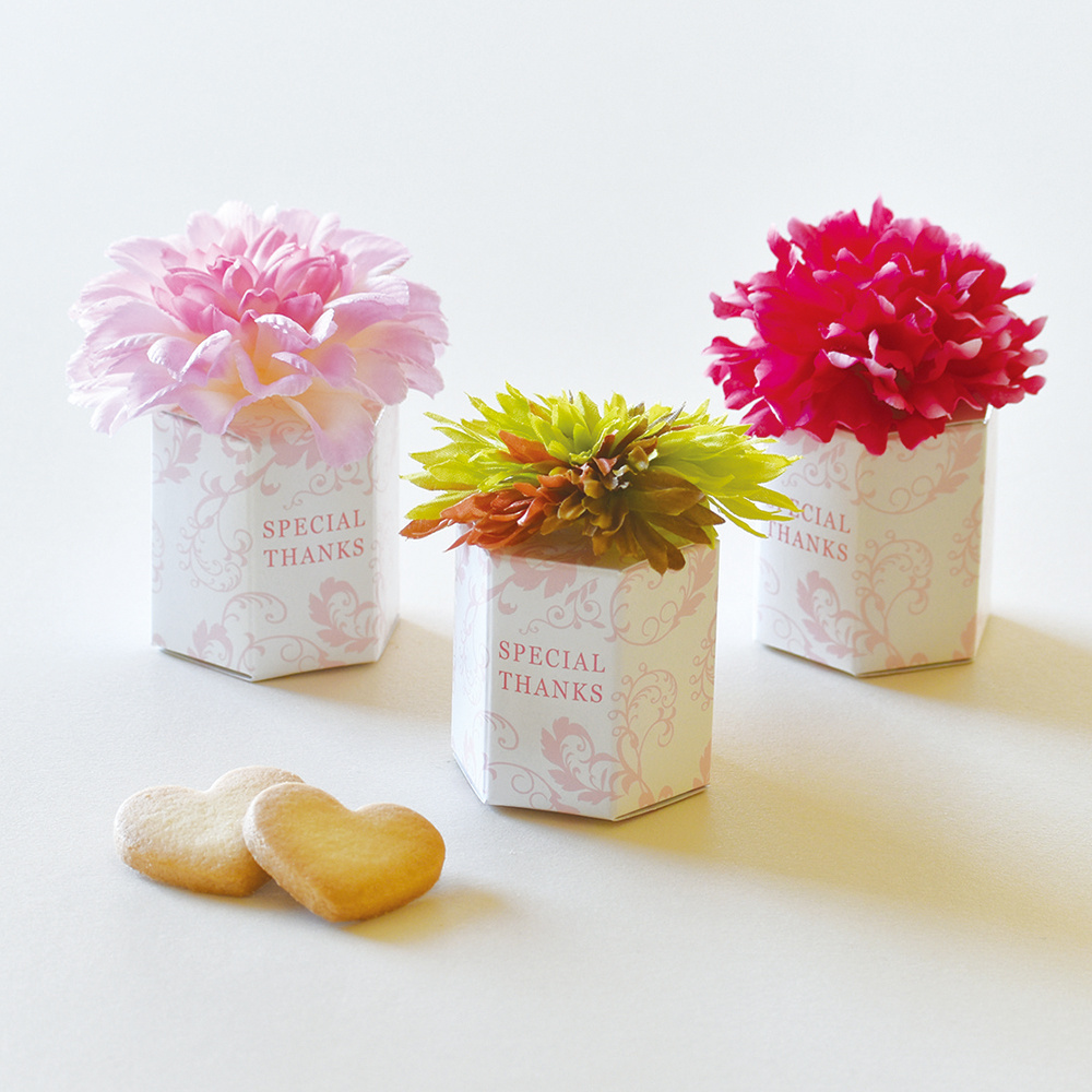 フラワーリースウェルカムボード（ハートクッキー）（45個セット）