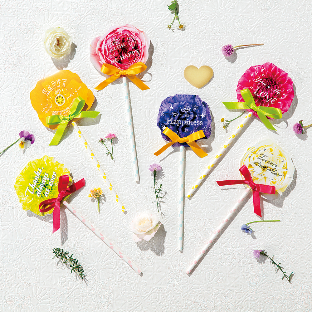 フラワースティック（ハートクッキー）（20個～）