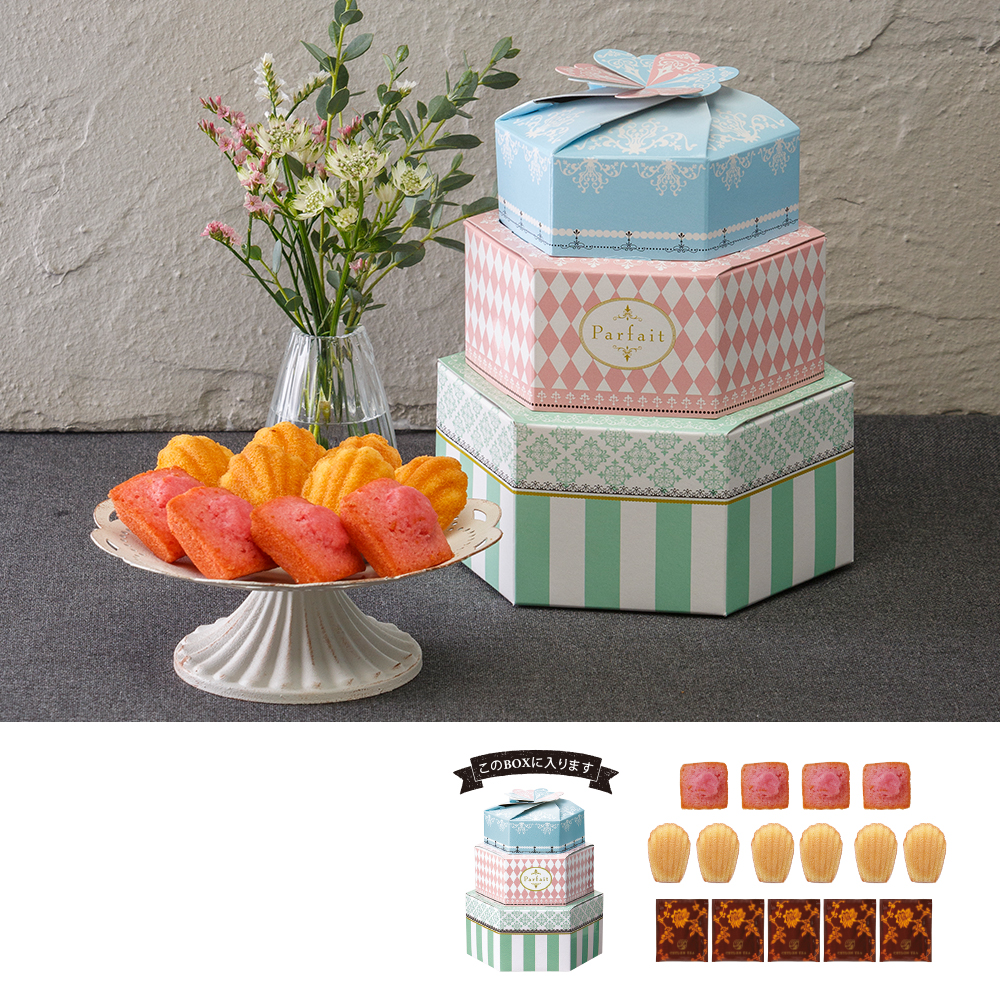 Parfait 焼菓子&ティー ケーキBOX